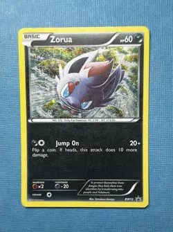 Pokemon TCG Black & White Promo Rare Holo Zorua BW12 Rare Card Nice Shape - Image 1