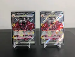 Pokemon TCG Lot of 2: Charizard ex 074 Black Star Promo Cards Paldean Fates NM- - Image 1