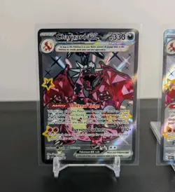 Pokemon TCG Lot of 2: Charizard ex 074 Black Star Promo Cards Paldean Fates NM- - Image 2