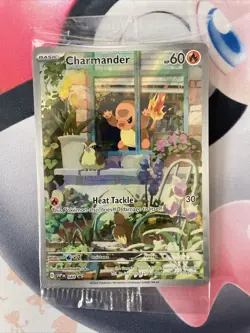 Pokemon Obsidian Flames Charmander Promo Card SVP044 Sealed, Near Mint Condition - Image 1