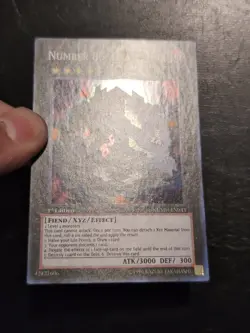 Yu-Gi-Oh! SUPER RARE HOLO CARD NUMBER 85 CRAZY BOX NUMH-EN033 1ST NM - Image 2