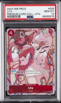2024 ONE PIECE PREM CARD COLL -UTA- #005 UTA PSA 10 - Image 1