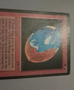 Rukh Egg (Dark) HP Arabian Nights MTG Magic the Gathering - Image 3