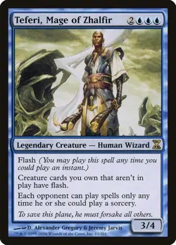 Time Spiral MTG Teferi, Mage of Zhalfir Magic - Image 1