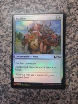 MTG 1 x Pacifism - Foil - Core set 2020 - Image 1
