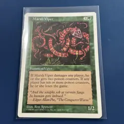 Marsh Viper - (LP) 5th Edition Core Set - Magic the Gathering MTG - Image 1