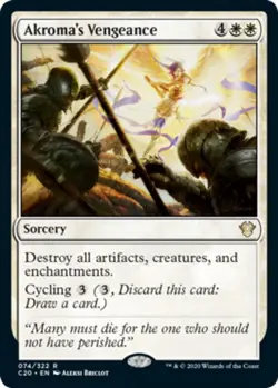 Akroma's Vengeance - Commander 2020 #074/322 MTG Magic The Gathering - Image 1