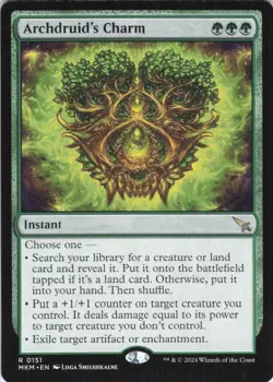 MTG Archdruid's Charm (151) | NM | Murders at Karlov Manor {MKM} - Image 1