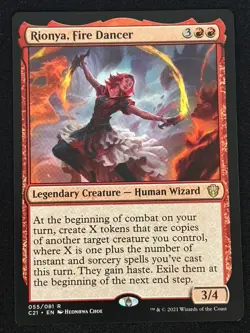 1x MTG Rionya, Fire Dancer - Commander 2021 (C21) #55 - Magic the Gathering - Image 1