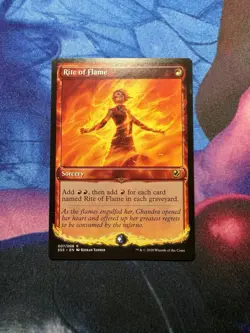 Rite of Flame #7 MTG Chandra Spellbook NM X1 - Image 1