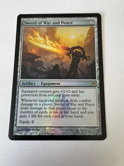Magic The Gathering Sword of War and Peace 161/175 (New Phyrexia) Foil - Image 1