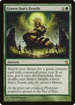 Green Sun's Zenith - Mirrodin Besieged [Near Mint] - Image 1