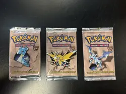 Wizards of the Coast Fossil Booster Pack Set Of 3 New Unopened - Image 1