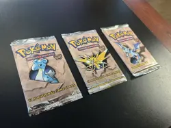 Wizards of the Coast Fossil Booster Pack Set Of 3 New Unopened - Image 2