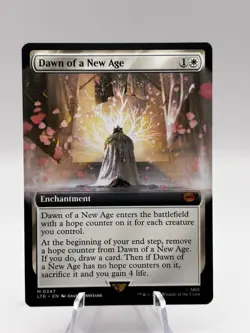 Dawn of a New Age 0347 Extended Art Lord Of The Rings LTR MTG NM - Image 1