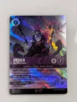 2024 Ursula Sea Witch Queen 38/P1 EN Enchanted Promo Disney Lorcana - Image 1