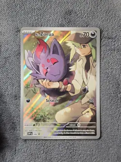 N's Zorua 189 Illustration Rare SV: Journey Together BSP SVP Pokemon TCG NMT - Image 1