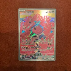 Pokemon TCG Flamigo 227/193 Holo Illustration Rare - Paldea Evolved NM - Image 1