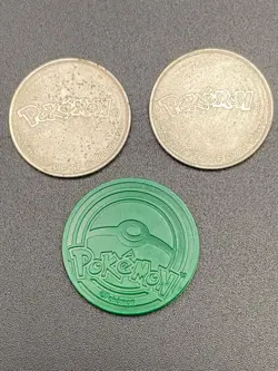 2001 (2) + Vintage Pokemon Lugia Metal Coin TCG Wizards WOTC Nintendo Token - Image 2