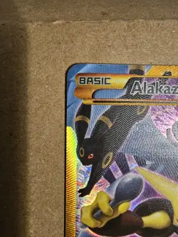 Pokemon TCG Alakazam EX (Secret) 125/124 Fates Collide Holo LP - Image 4