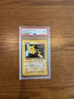 1999 Pokemon Game Pikachu Movie Promo PSA Grade 6 - Image 1