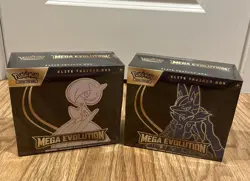 Pokemon TCG Mega Evolution Elite Trainer Box ETB Pair Set of 2 ETB - Image 1
