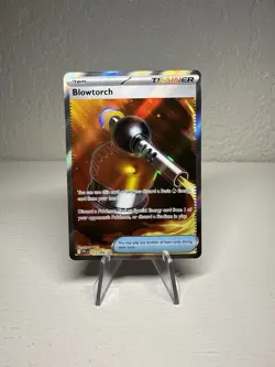 Pokemon TCG Holo Rare Blowtorch Trainer Card #117/94 Near Mint Condition - Image 1