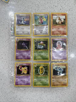 1999 Pokemon Base Set COMPLETE NON HOLO Cards #17-102 Rare NM/LP - Image 4