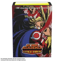 My Hero Academia Collectible Card Game All Might Flex Card Sleeves | 100 Dragon - Image 2