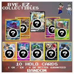 Pokemon TCG CARD LOT (10) - 1 V/GX/EX/MEGA/ VMAX /FULL ART/ ULTRA RARE GUARANTEE - Image 5