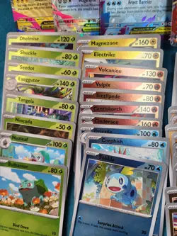 Mega Evolution Reverse Holo Lot Of 56 Different Pokemon Cards NM EX Trainer TCG - Image 2