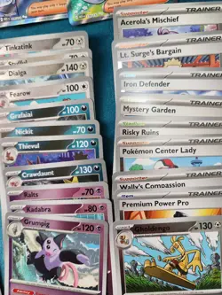 Mega Evolution Reverse Holo Lot Of 56 Different Pokemon Cards NM EX Trainer TCG - Image 4