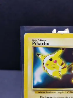 Pikachu Promo #4 1999 Kids WB The First Movie Pokemon Card Black Star Promo (MP) - Image 3