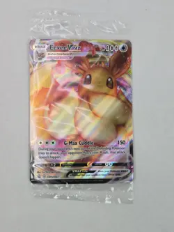 Eevee VMAX SWSH087 SWSH: Sword & Shield Promo Cards Holo Sealed New NM - Image 1