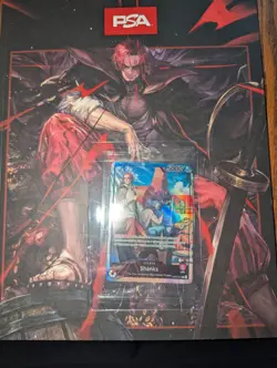 SHANKS One Piece TCG OP09-001 July 2025 Promo Card PSA Sealed & Magazine - Image 1