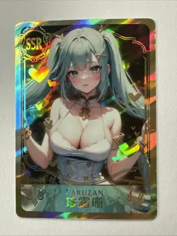 GODDESS STORY GODDESS LOVE COLOR 2 SSR FARUZAN GENSHIN IMPACT ANIME WAIFU CARD - Image 2