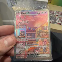 Pokemon TCG Mew EX SVP Blackstar 151 Promo Card 053 Mint Condition - Image 1