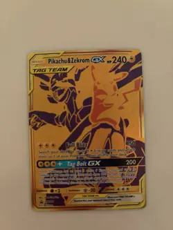 Pokemon TCG Pikachu & Zekrom GX Sun & Moon SM248 Holo Promo Card - Image 1