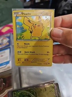 XY Base Set Pikachu Holo 42/146 - Pokemon Card Pikachu - Sealed/New O43 - Image 1