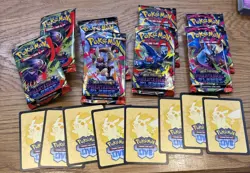 Pokemon TCG Phantasmal Flames EMPTY Packs + Code Cards - Image 1