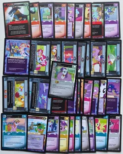 My Little Pony CCG X37 card lot (2013) - Rarity Dragon Tamer Promo (LP) - Image 1