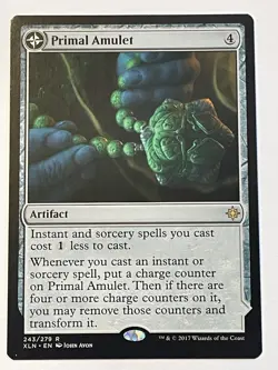 MTG Primal Amulet NM Ixalan Regular Magic The Gathering - Image 2