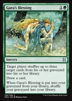 Gaea's Blessing - Eternal Masters # MTG Magic The Gathering - Image 1