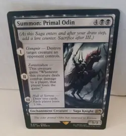 MTG Magic the Gathering Summon: Primal Odin (121/764) Final Fantasy - Image 1
