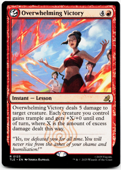 Overwhelming Victory [Avatar: The Last Airbender: Eternal-Legal] MTG ?? - Image 3