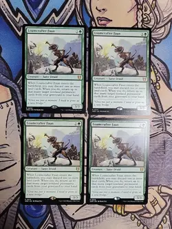 4x Loamcrafter Faun - NM/M WOC MTG Magic - Image 1