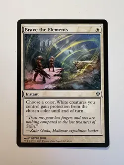 Brave the Elements - MTG Zendikar - NM - Image 1