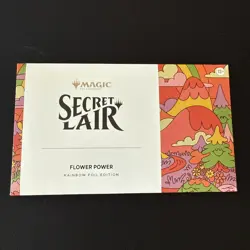 In hand MTG: Secret Lair Flower Power Rainbow Foil Edition Sealed - Image 1