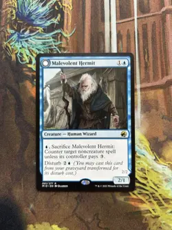 MTG NM Malevolent Hermit [Innistrad: Midnight Hunt] - Image 1