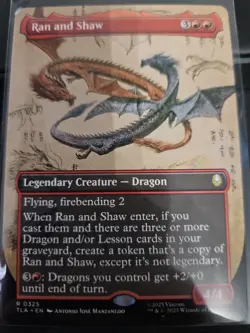 Ran and Shaw (Borderless) - 0325 - Avatar: The Last Airbender TLA - MTG NM/M - Image 1